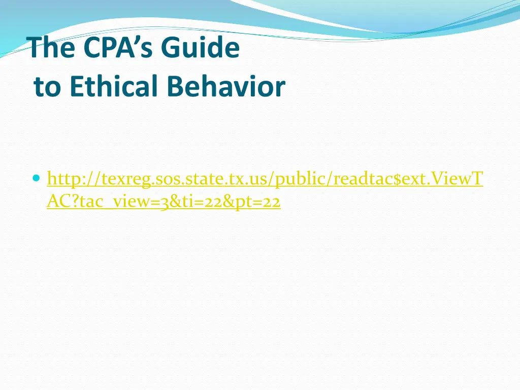 the cpa s guide to ethical behavior 17