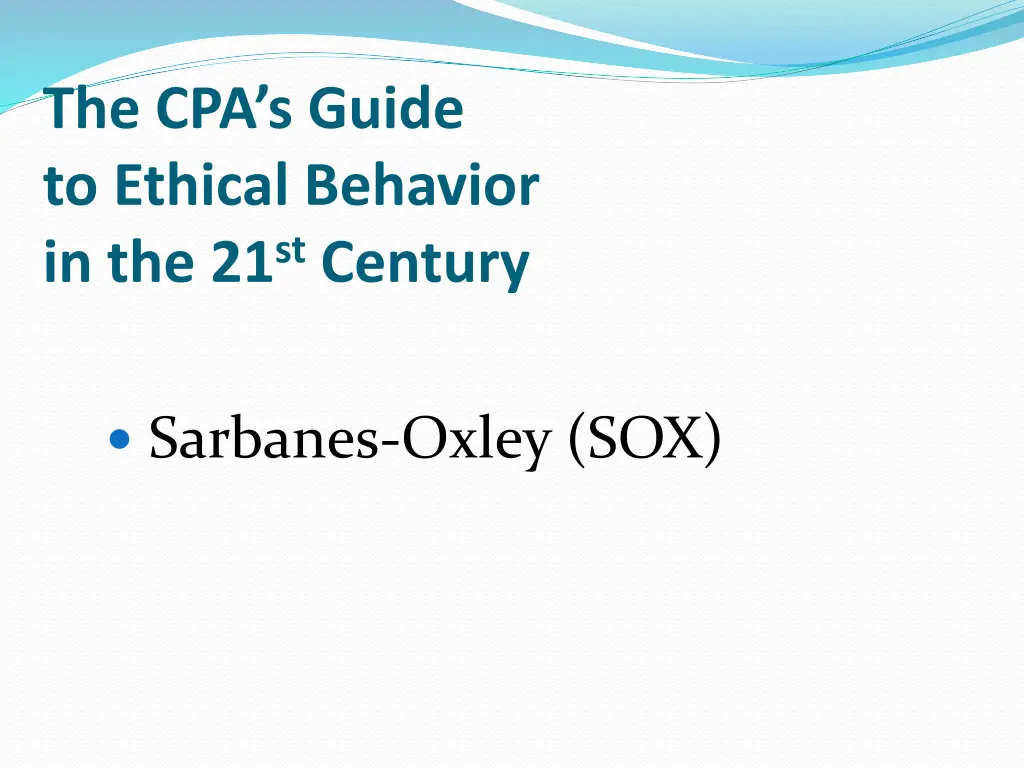 the cpa s guide to ethical behavior 18