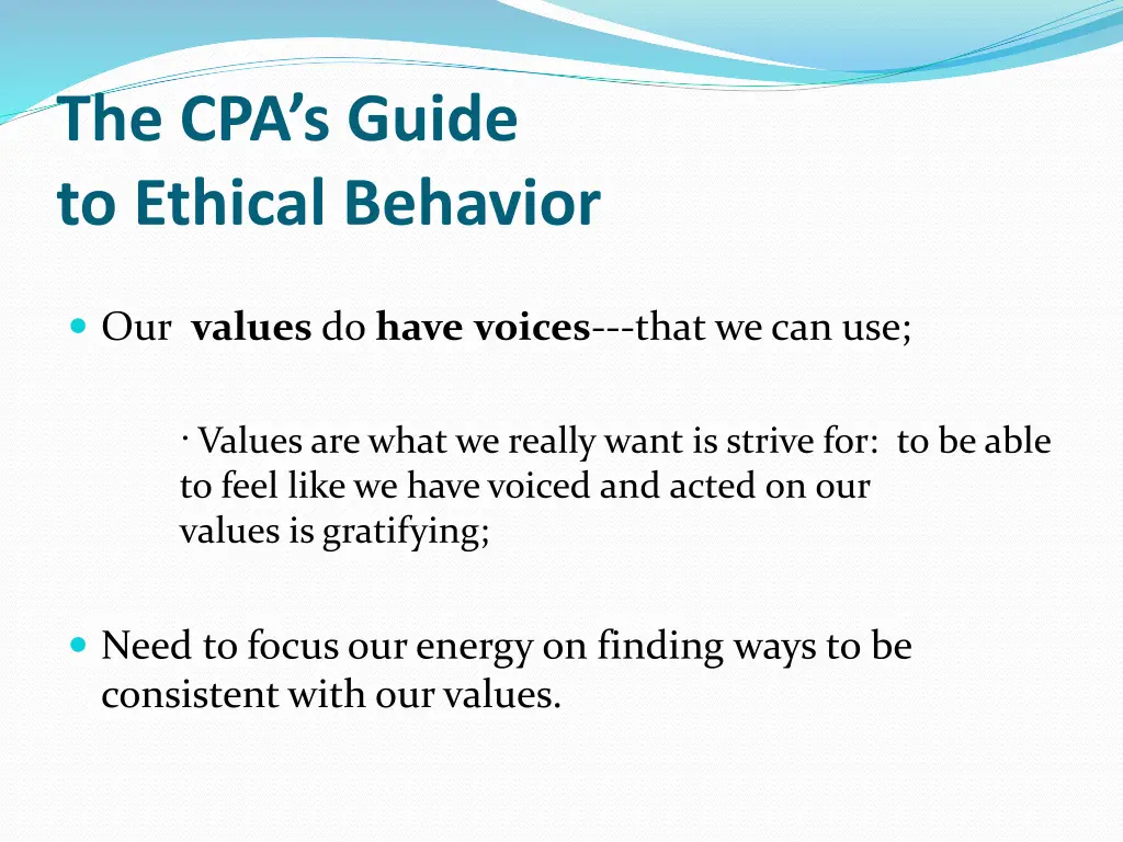 the cpa s guide to ethical behavior 4