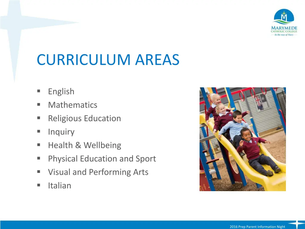 curriculum areas