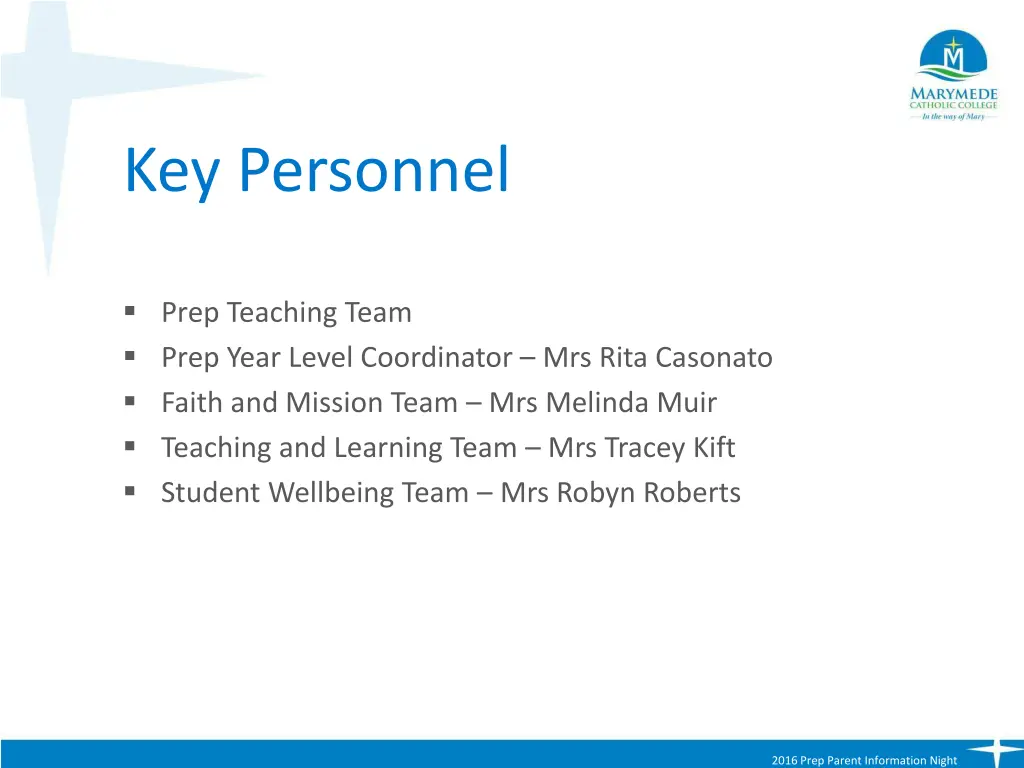 key personnel