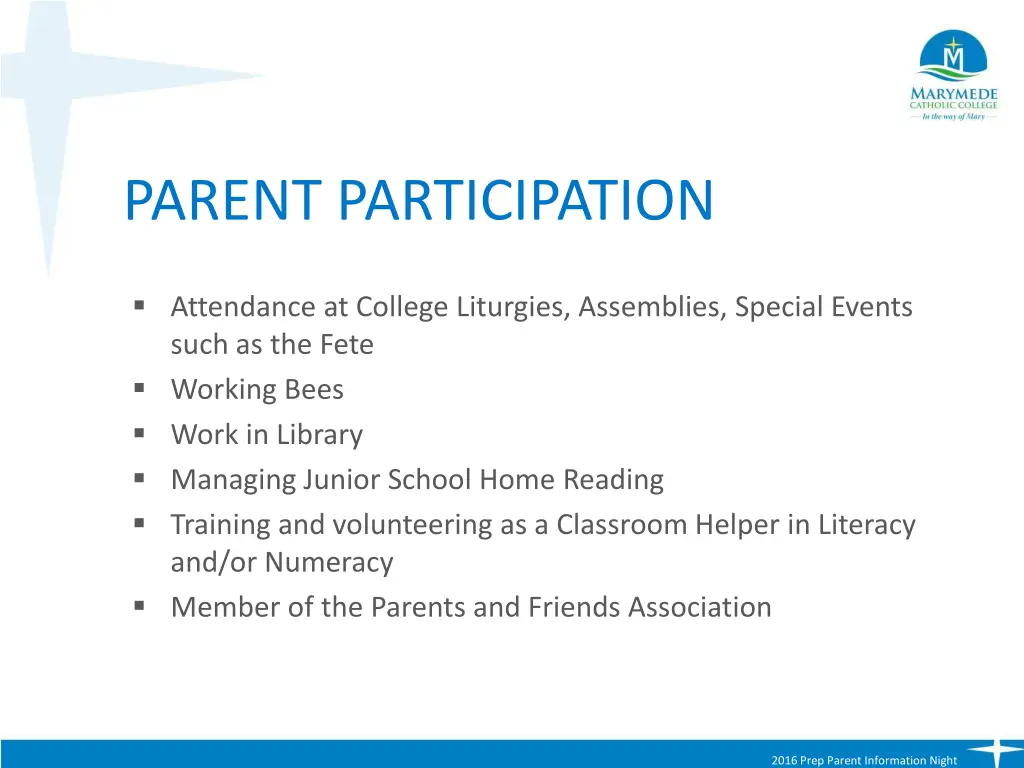 parent participation