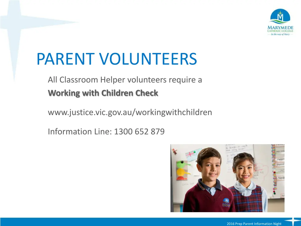 parent volunteers