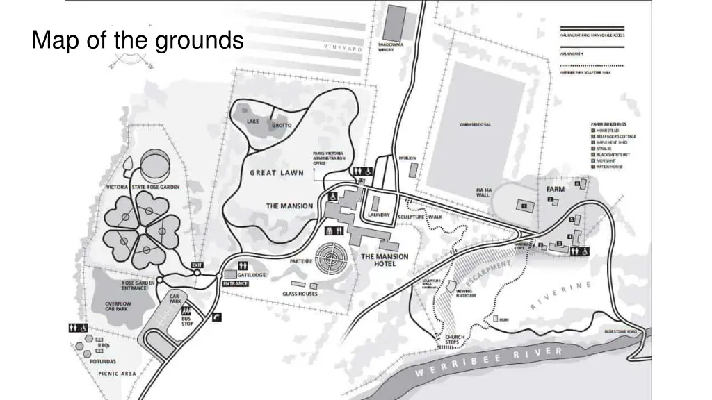 map of the grounds