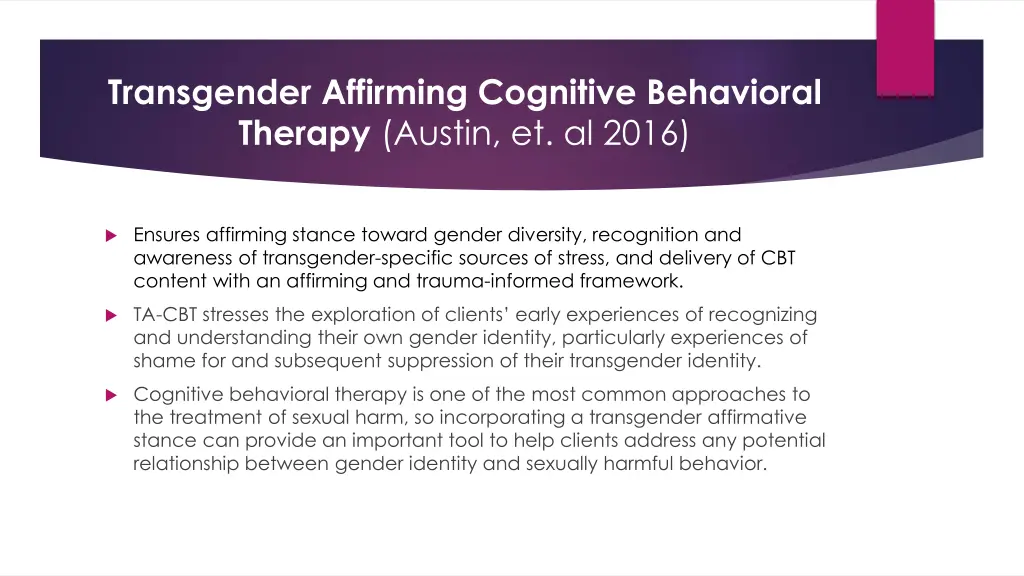 transgender affirming cognitive behavioral