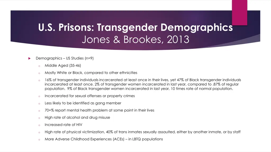 u s prisons transgender demographics jones