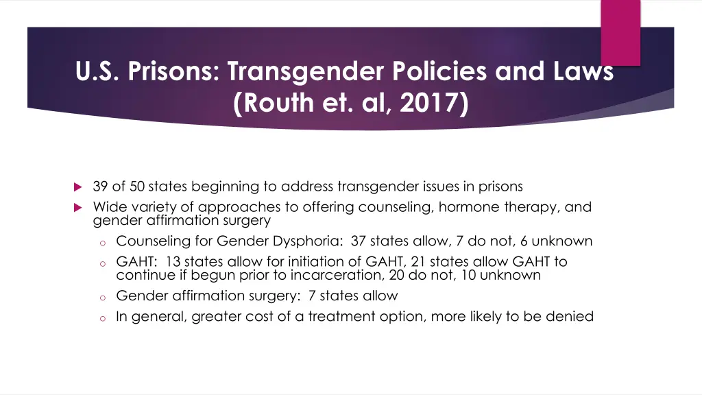 u s prisons transgender policies and laws routh