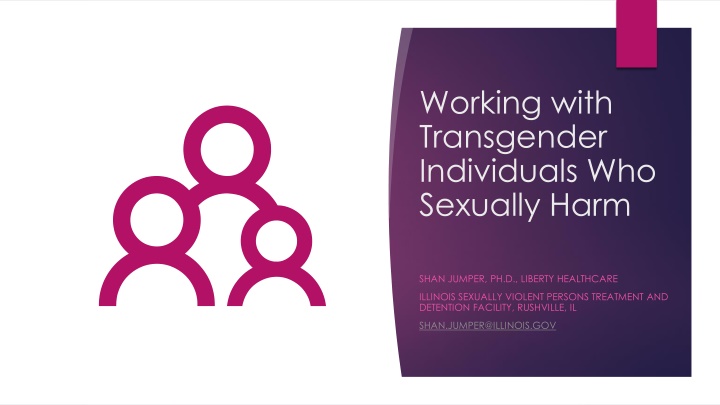 working with transgender individuals who sexually