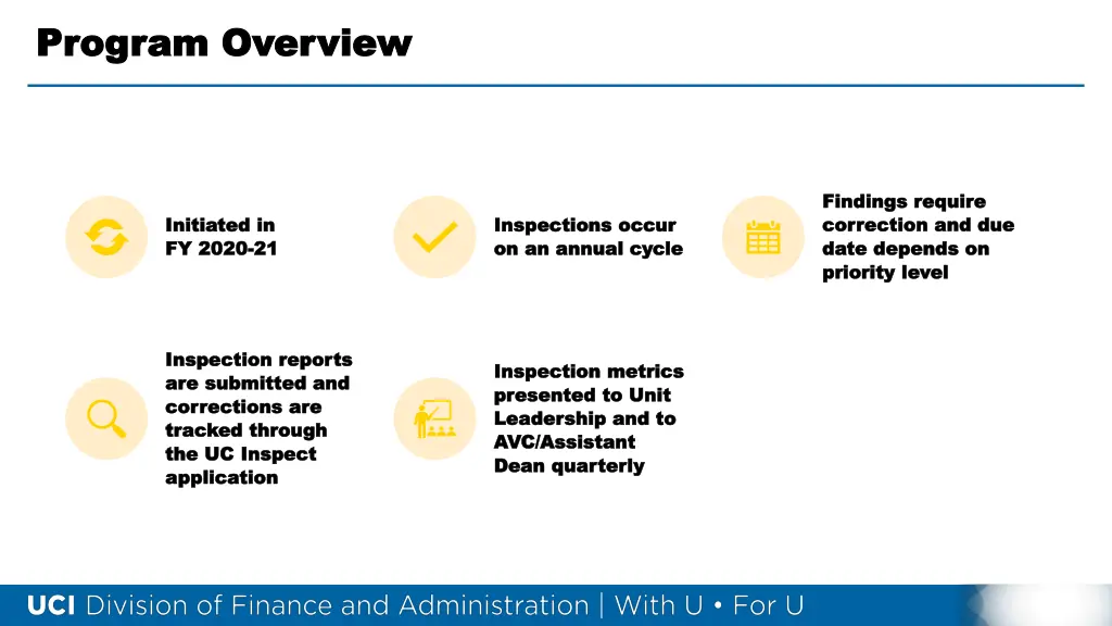 program overview program overview