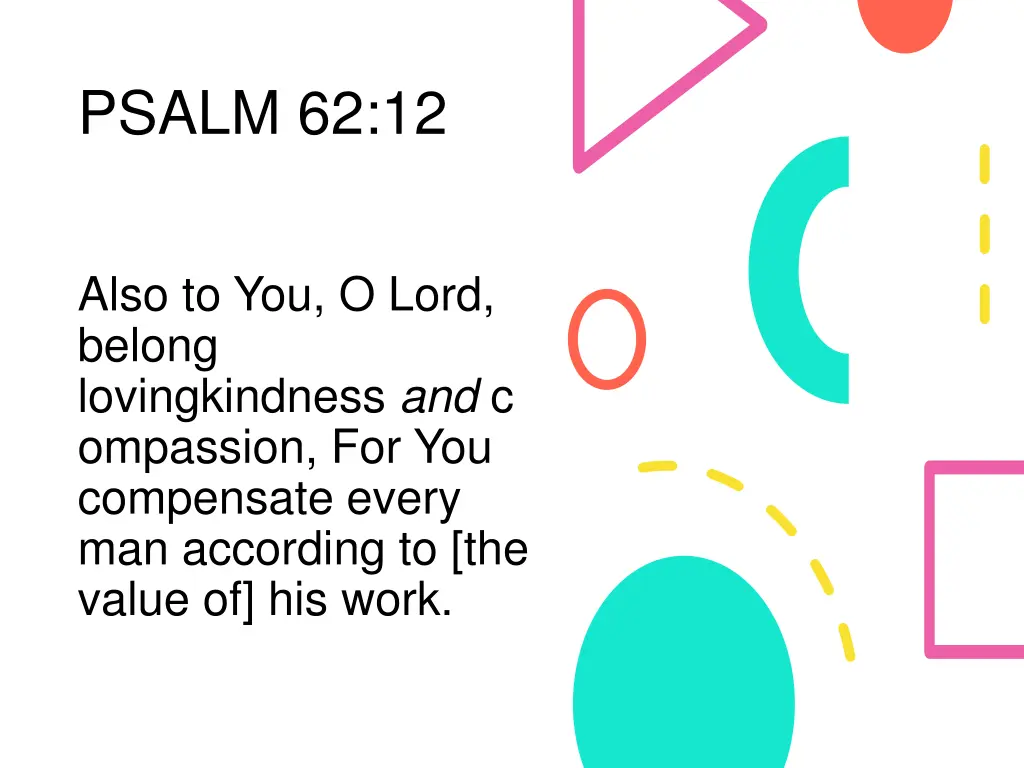 psalm 62 12