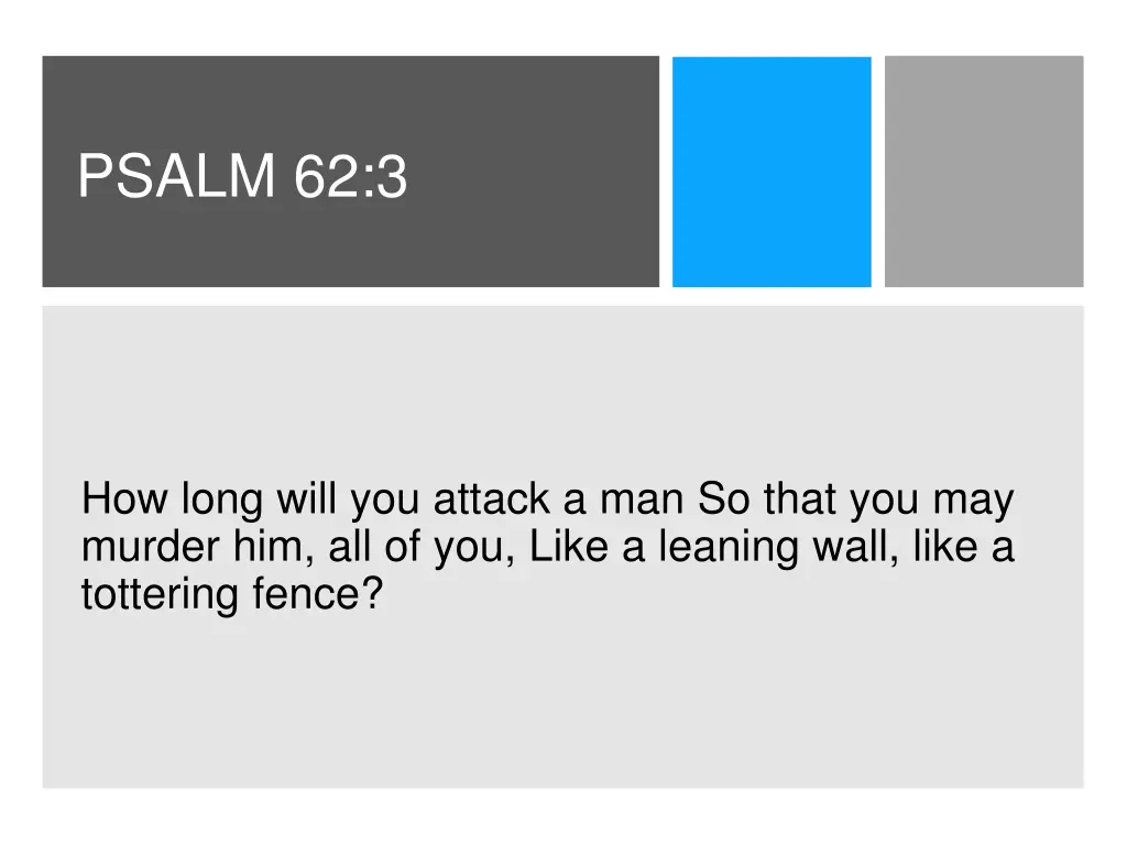 psalm 62 3