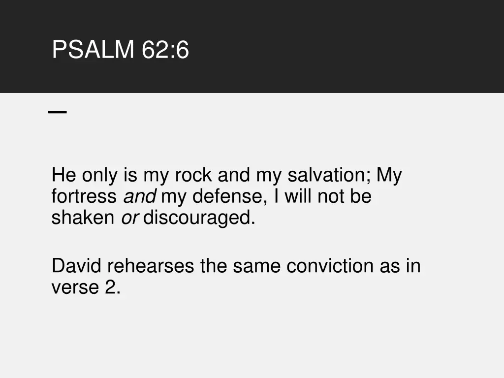 psalm 62 6