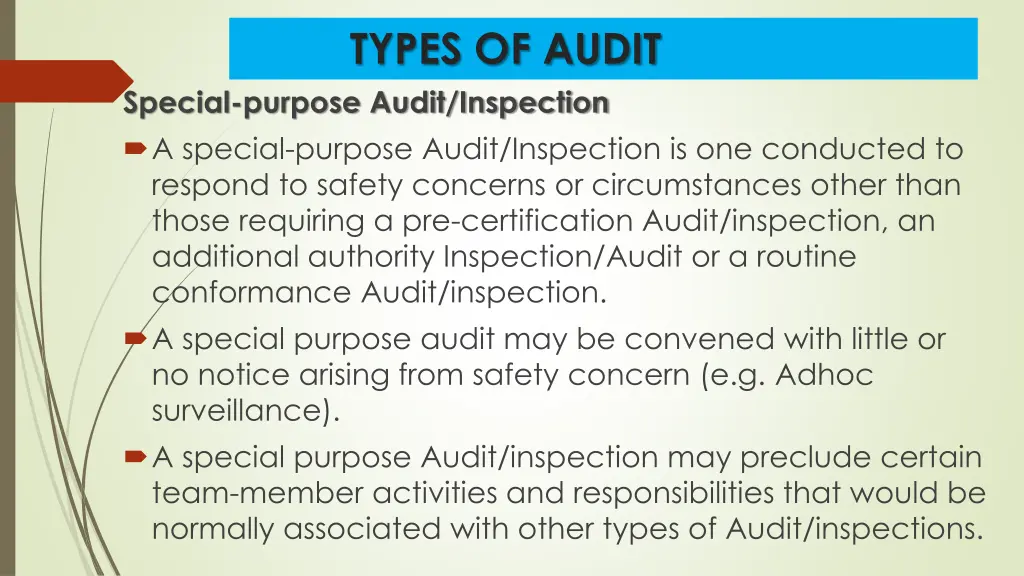 types of audit 4