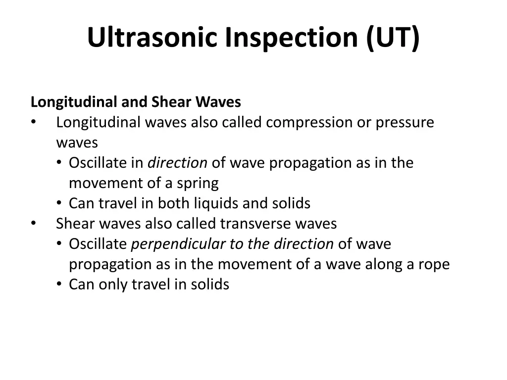 ultrasonic inspection ut 11