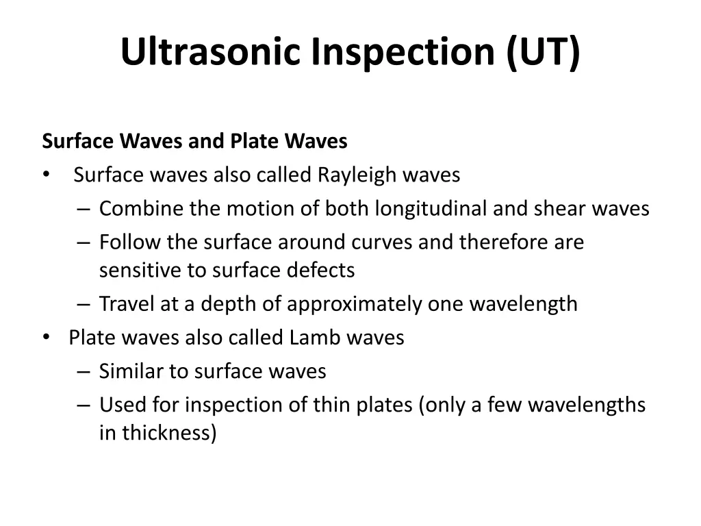 ultrasonic inspection ut 13