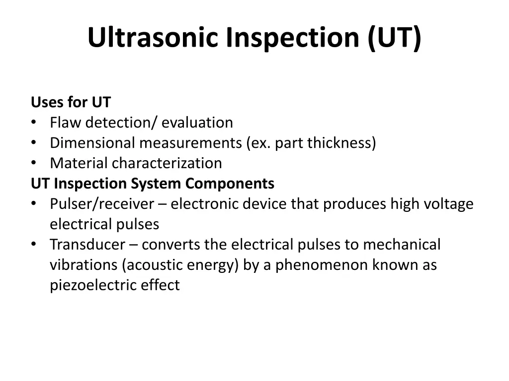 ultrasonic inspection ut 2