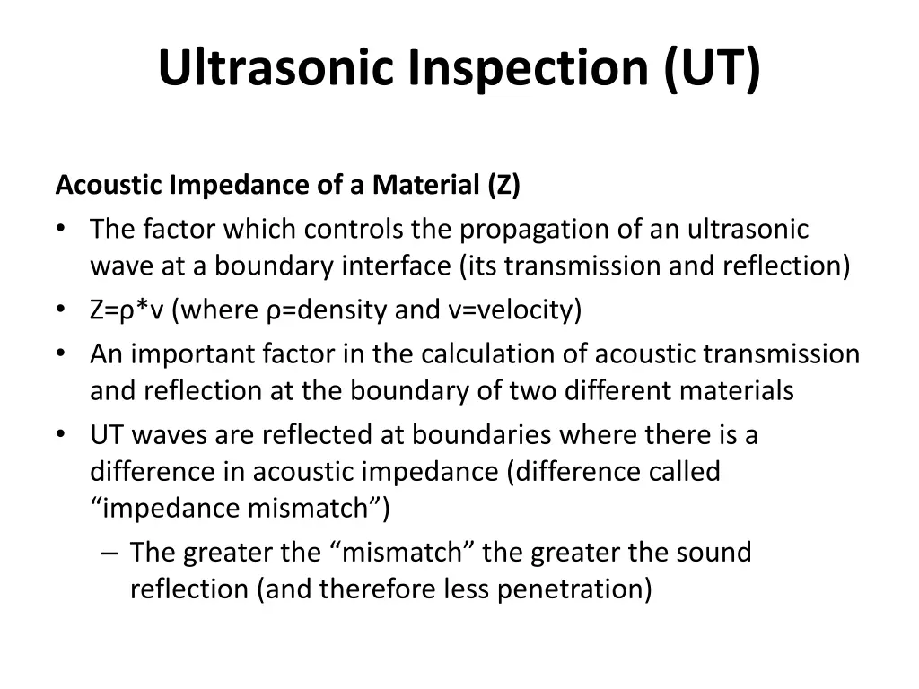 ultrasonic inspection ut 21