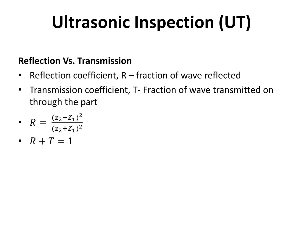 ultrasonic inspection ut 22