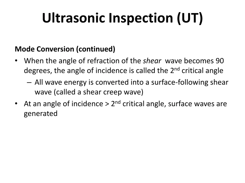 ultrasonic inspection ut 29