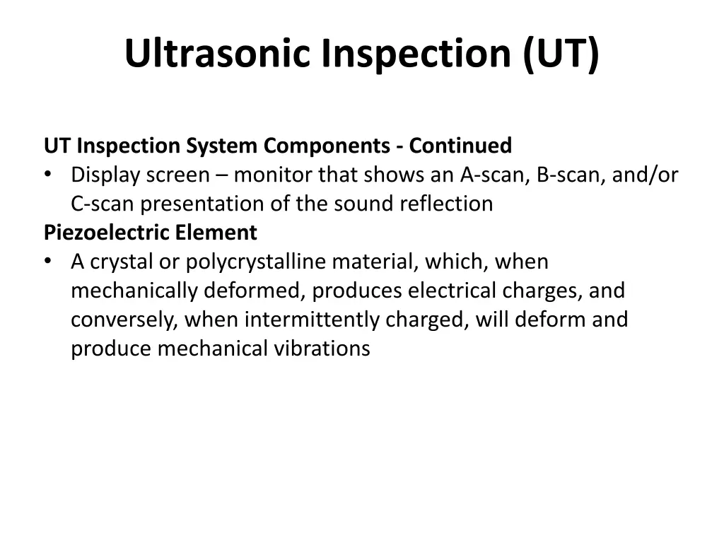 ultrasonic inspection ut 3