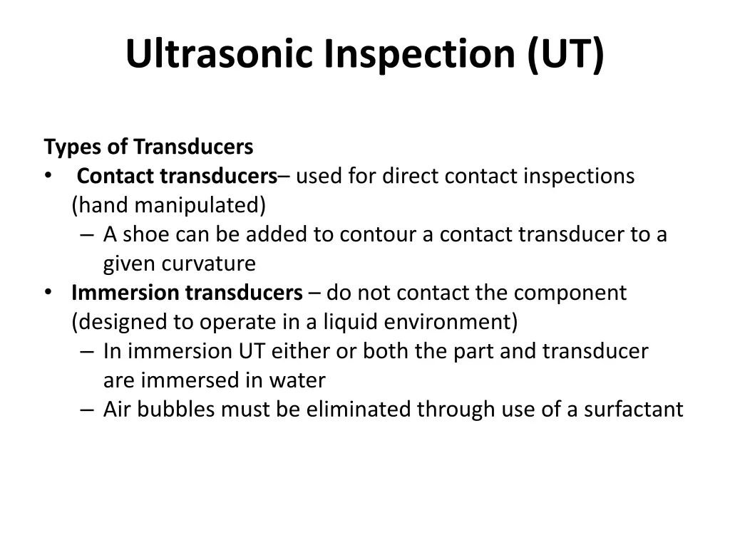 ultrasonic inspection ut 34