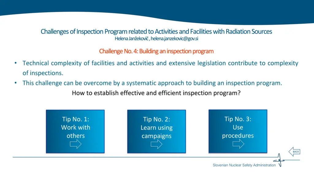 challenges of inspection program related 4