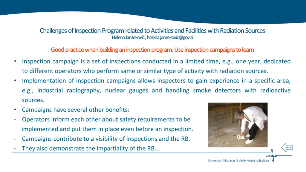 challenges of inspection program related 6