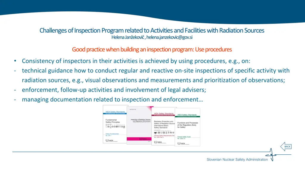 challenges of inspection program related 7