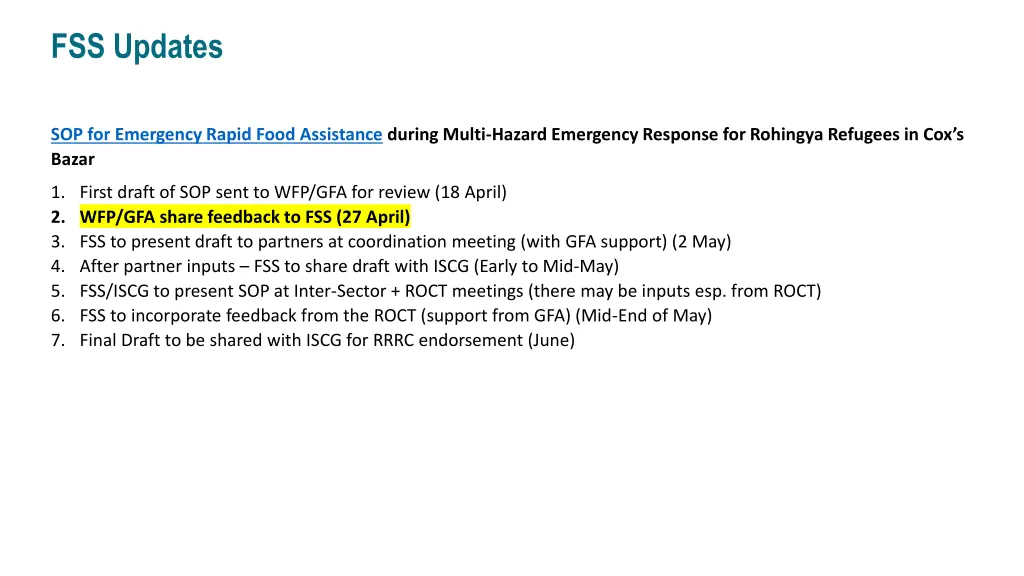 fss updates 2