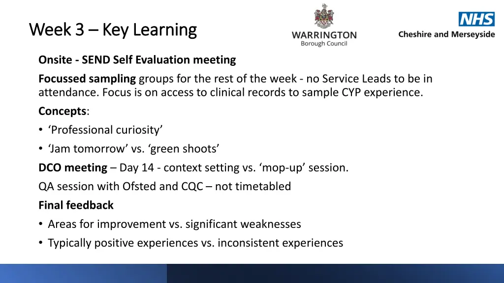 week 3 week 3 key learning key learning