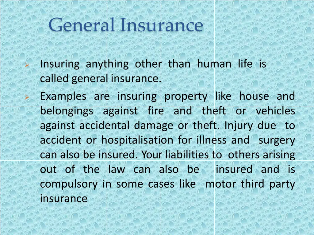 general insurance