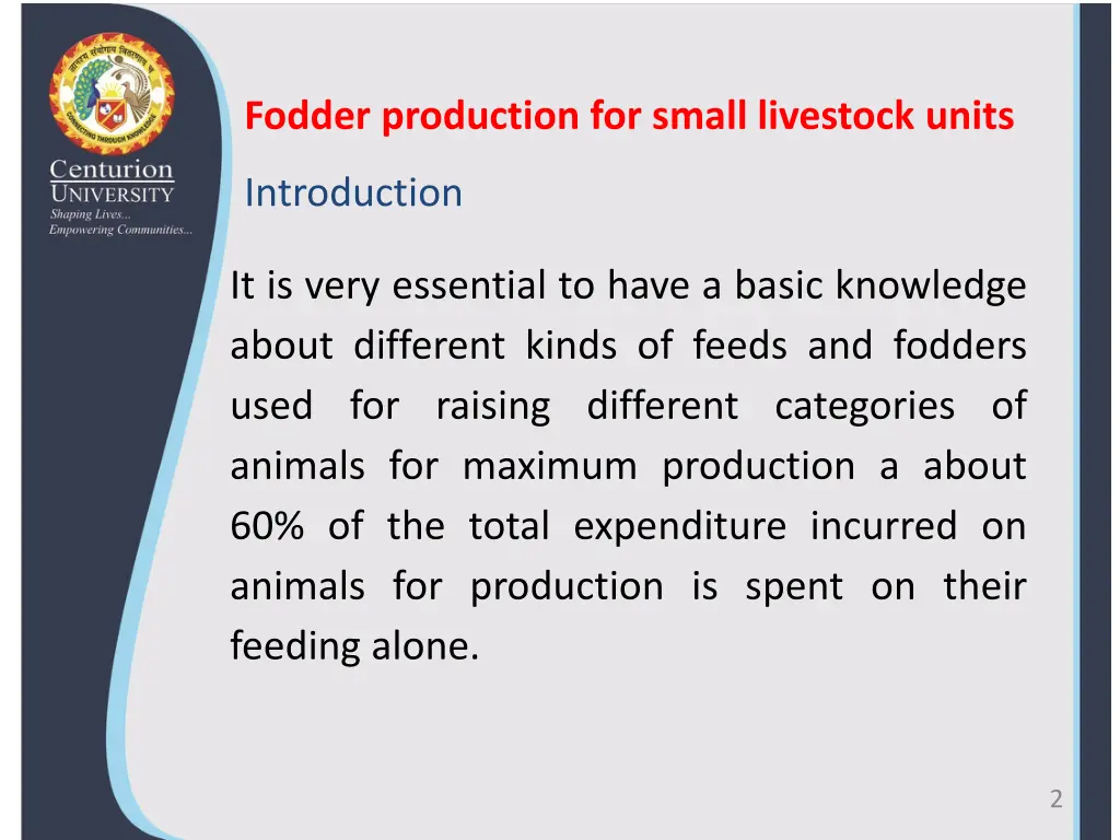 fodder production for small livestock units 1