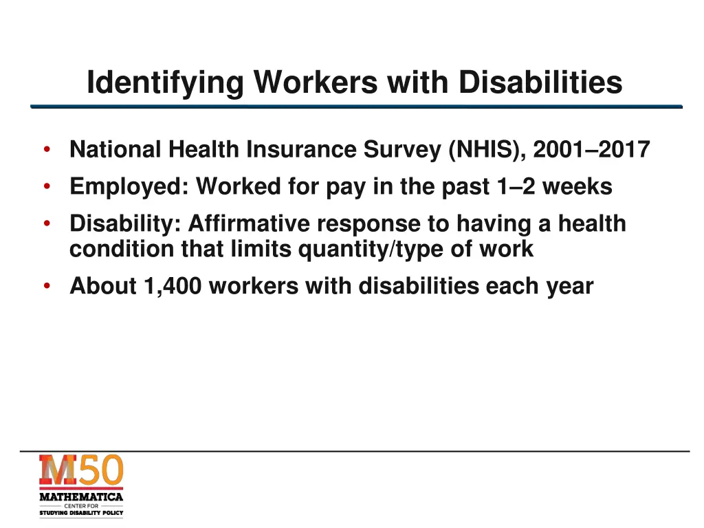 identifying workers with disabilities