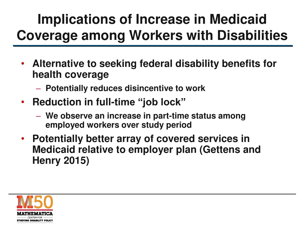 implications of increase in medicaid coverage