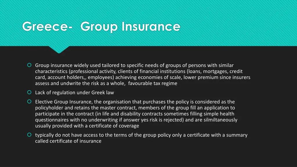 greece group insurance