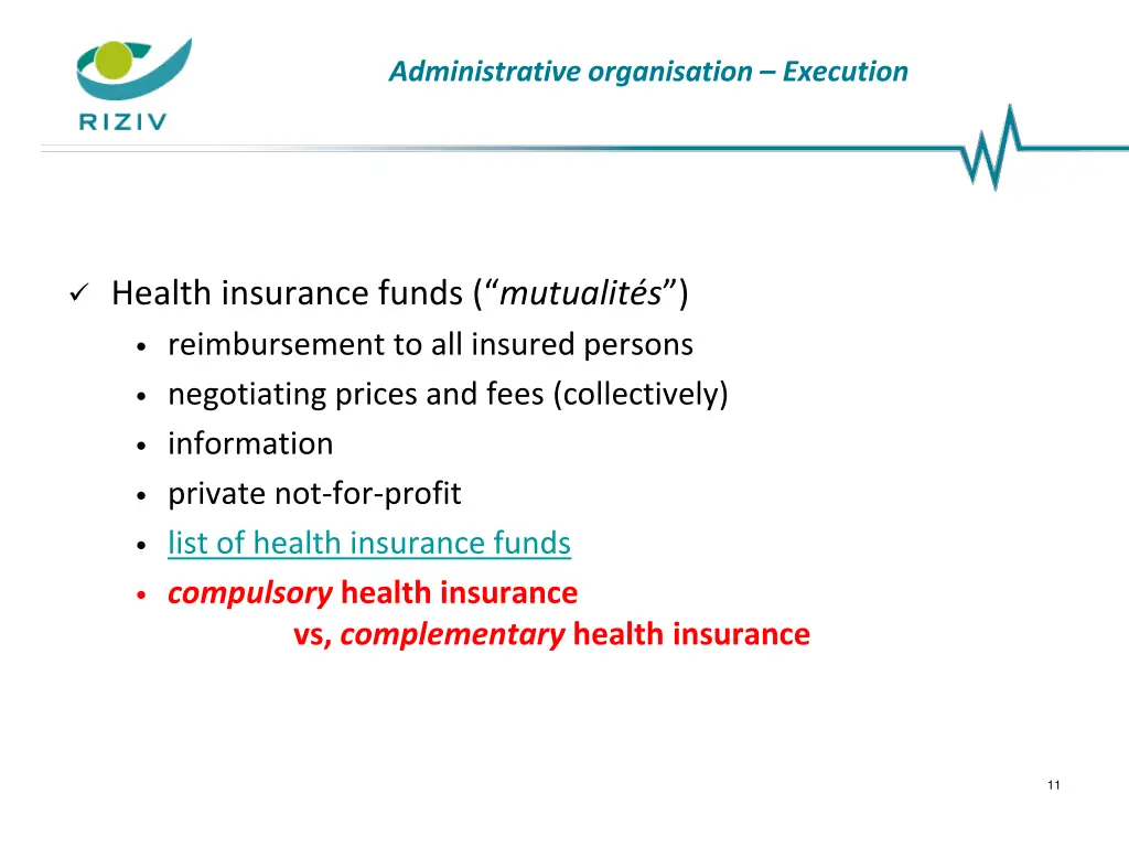 administrative organisation execution