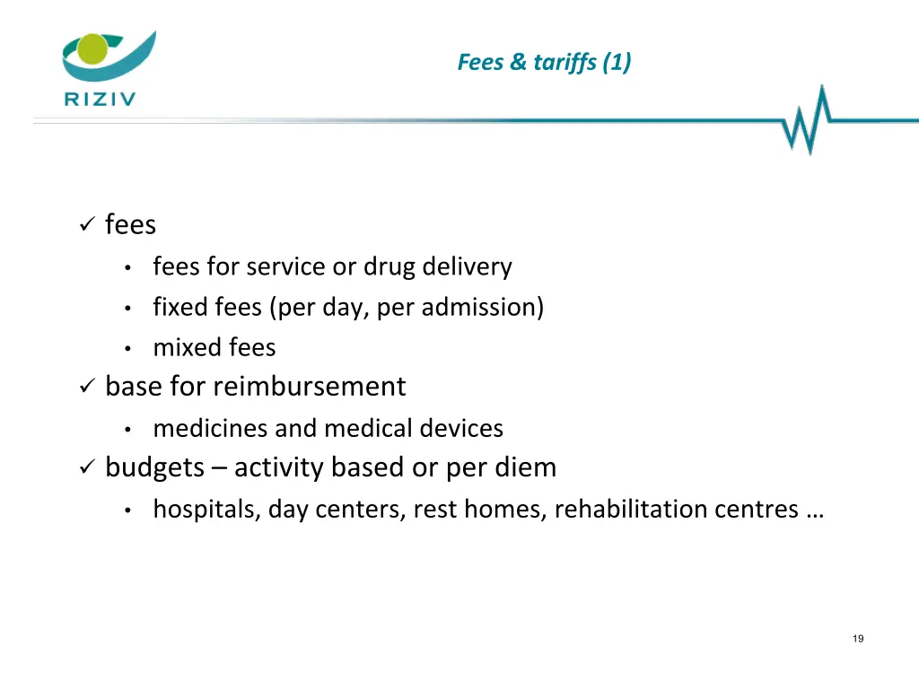 fees tariffs 1