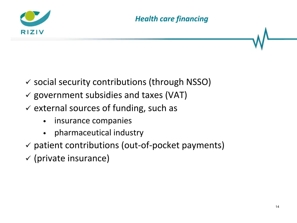 health care financing