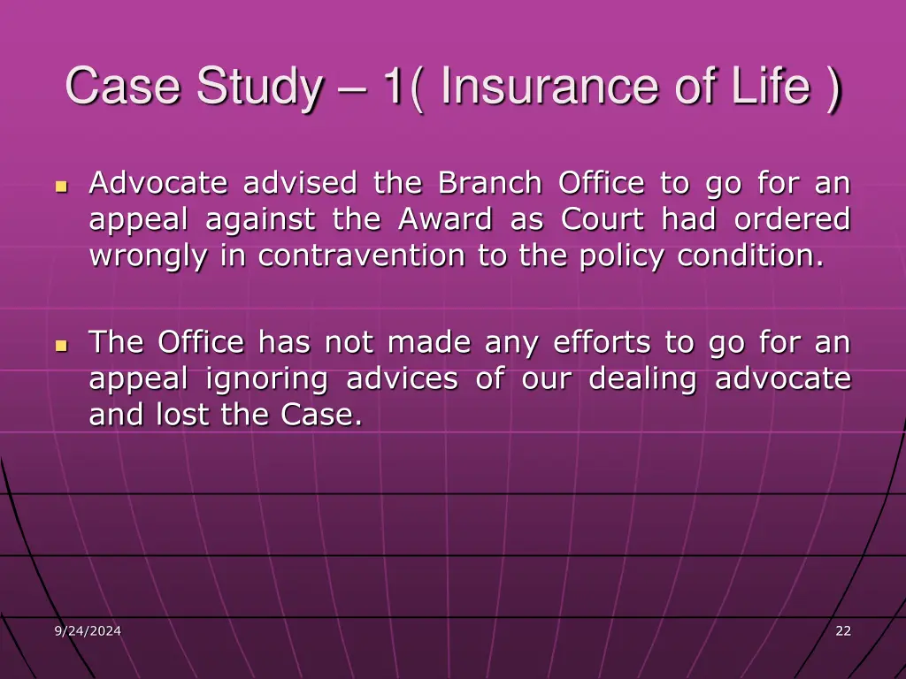 case study 1 insurance of life 3