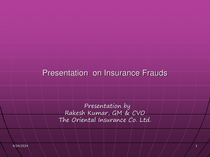 presentation on insurance frauds