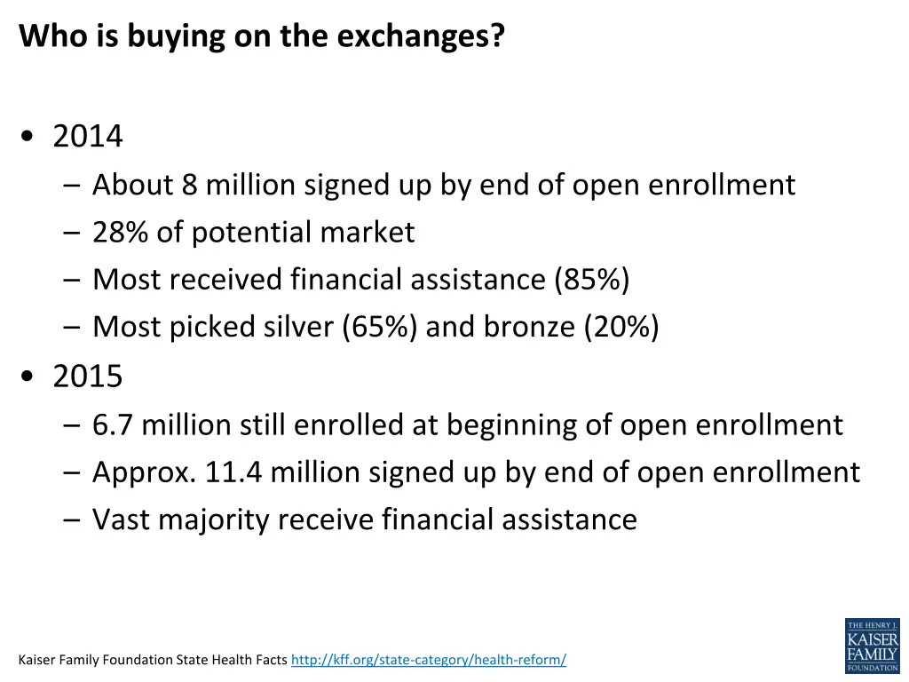 who is buying on the exchanges