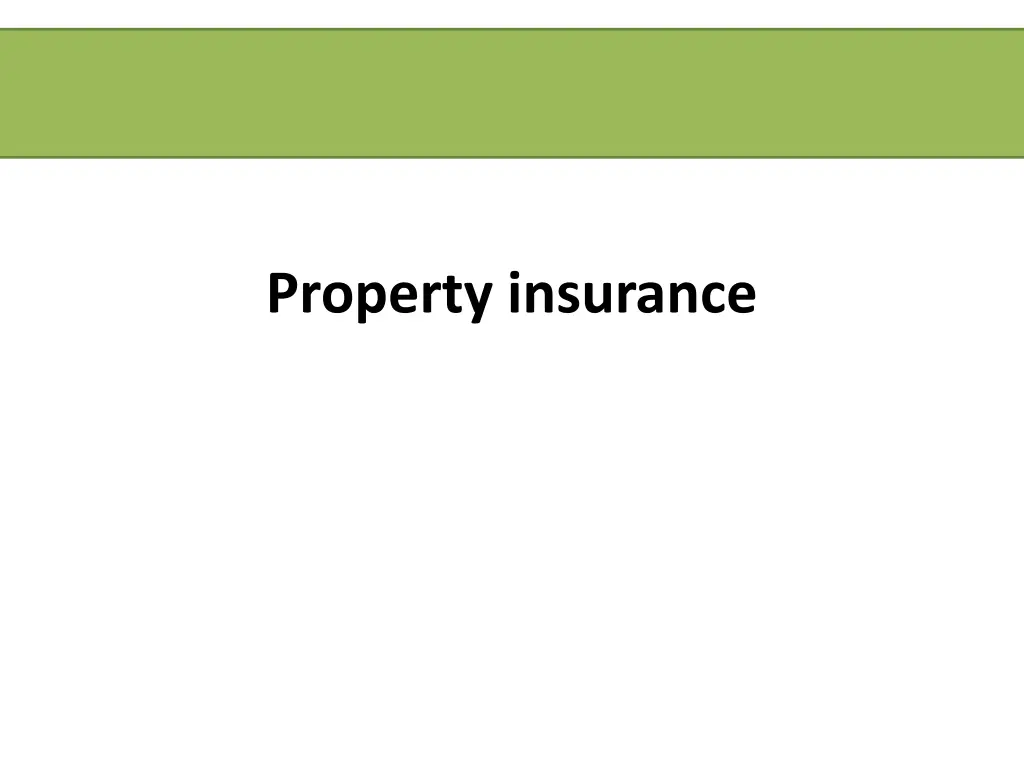 property insurance