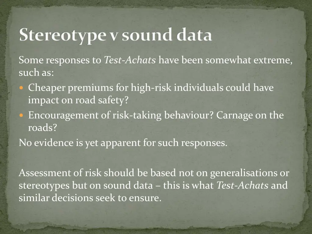 stereotype v sound data