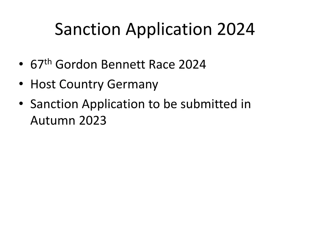 sanction application 2024