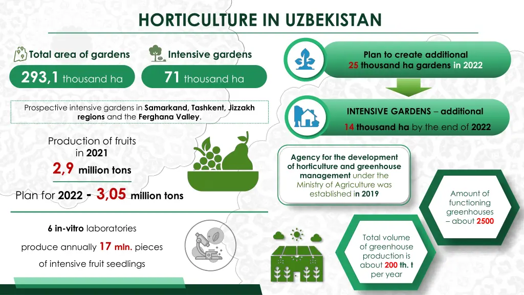 horticulture in uzbekistan