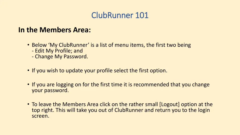 clubrunner clubrunner 101 7