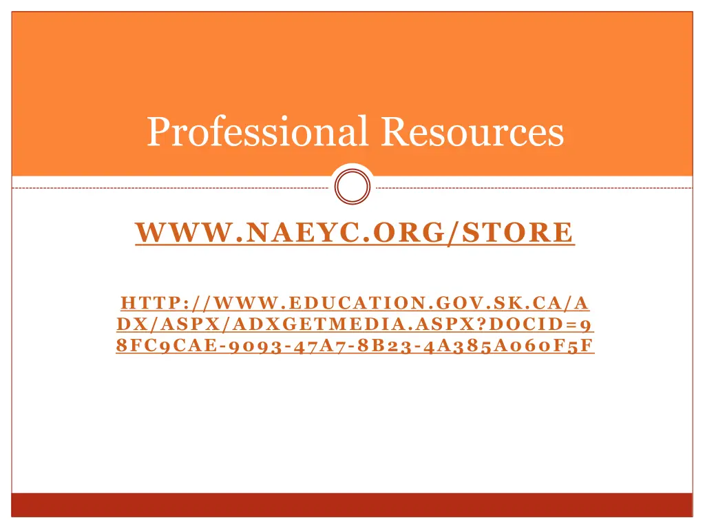 professional resources