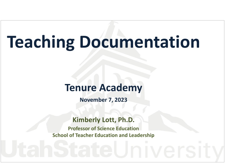 teaching documentation