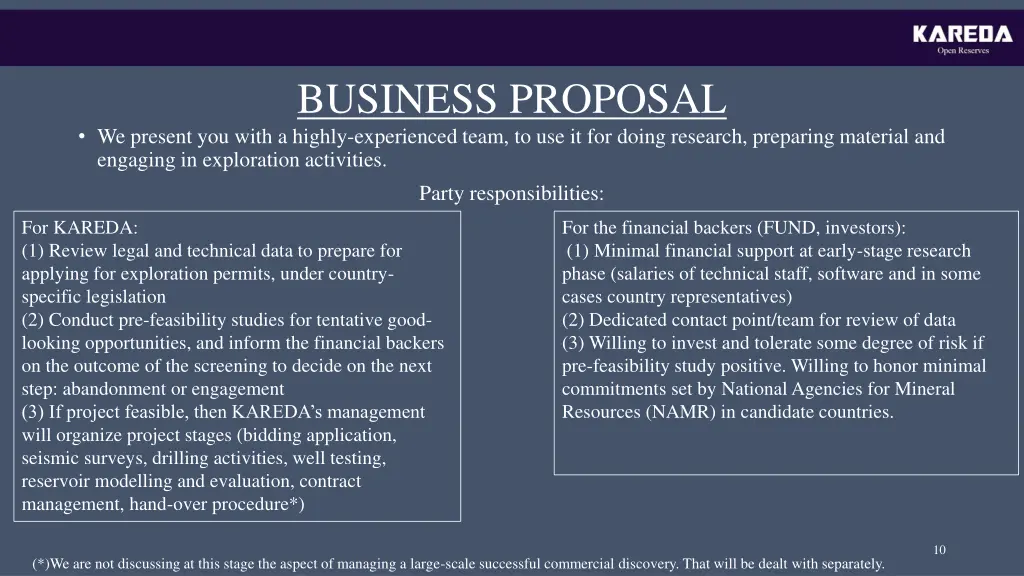 business proposal