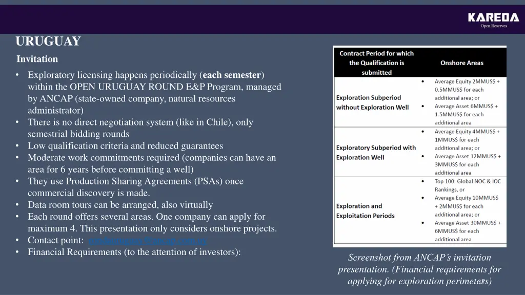 uruguay invitation exploratory licensing happens